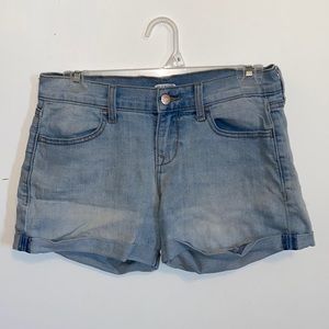Old navy blue jean shorts size 0